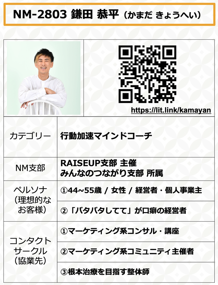 代表：鎌田恭平（カマヤン）